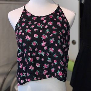 Floral chiffon shirt